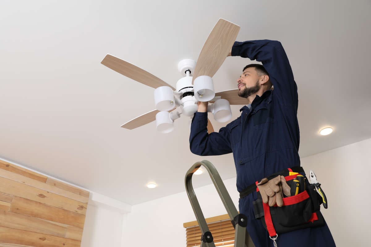Ceiling Fan Installation in Red Deer, AB. PASS Electric Inc.